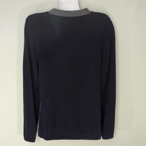 J. McLaughlin Womens Cardigan Sweater Black Knit M - Picture 3 of 11
